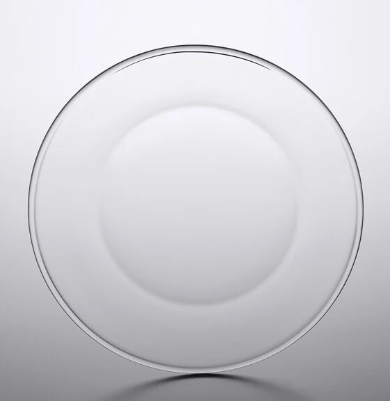 LIBBEY MODERNO 7 1/2" GLASS LUNCHEON PLATE