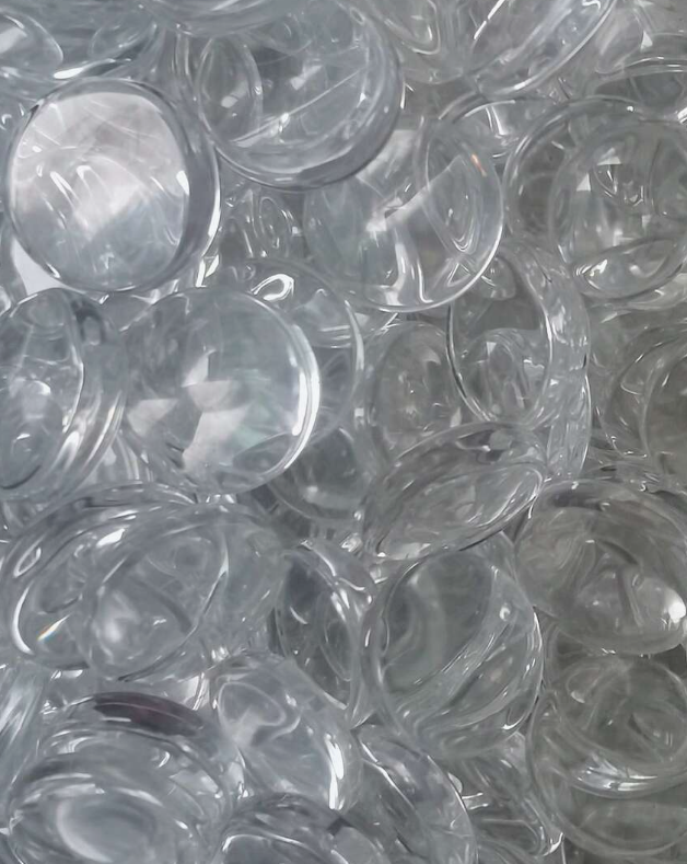 CLEAR FLAT ACCENT MARBLES