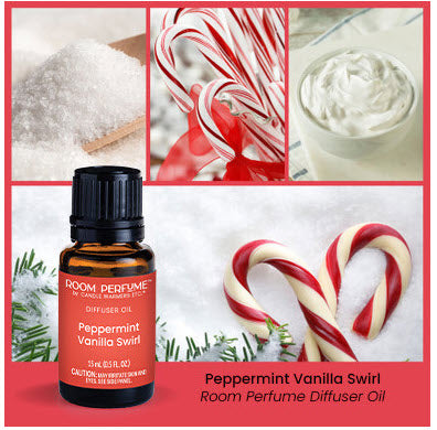 AIROME PEPPERMINT VANILLA SWIRL ROOM PERFUME DIFFUSER OIL