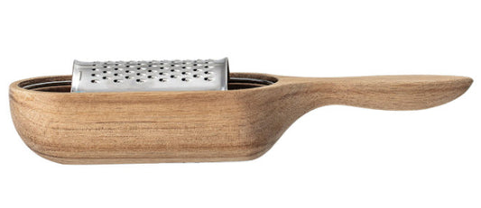 WOOD AND STAINLESS STEEL GRATER