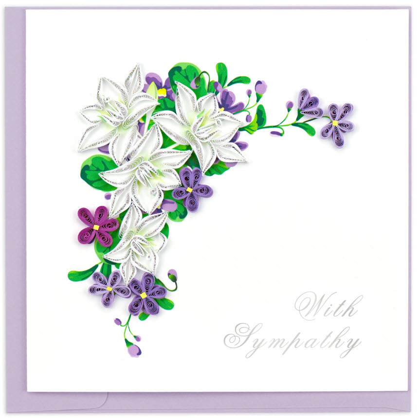 QUILLING CARD GREETING CARDS - ASSORTED (BLANK INSIDE)