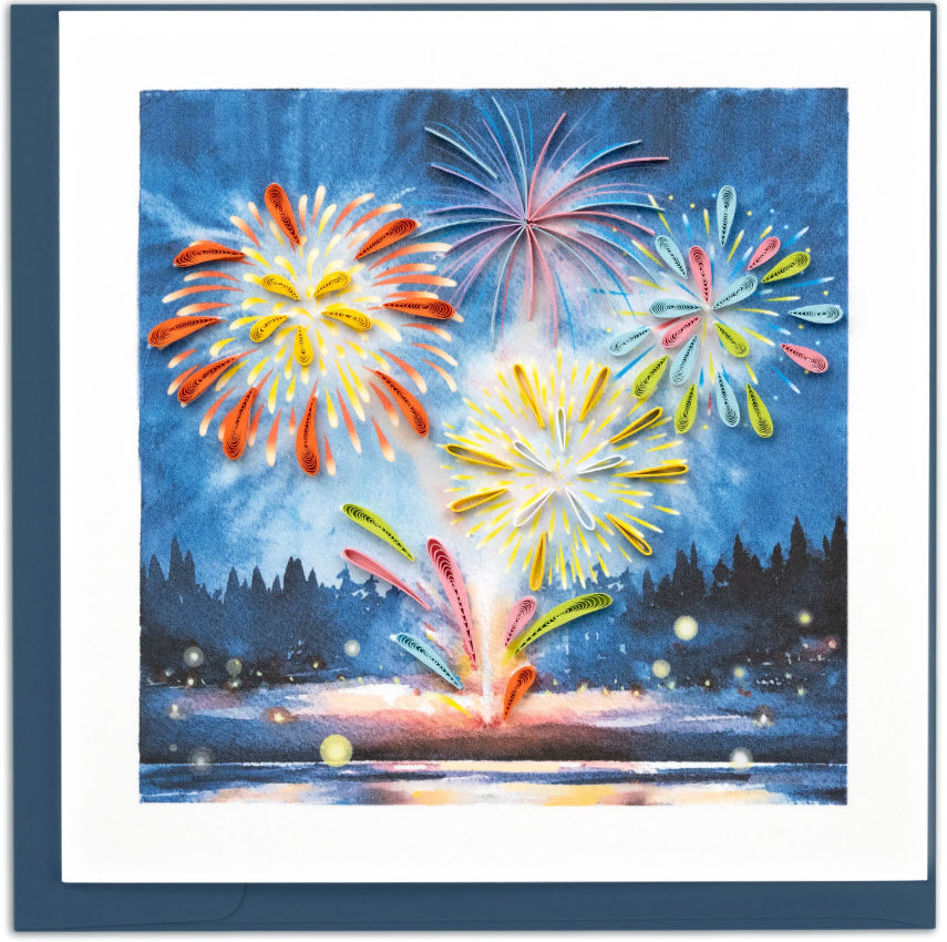 QUILLING CARD GREETING CARDS - ASSORTED (BLANK INSIDE)