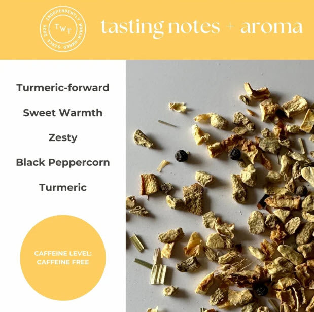 TEA WITH TAE - Turmeric Ginger Mini Tea Tube