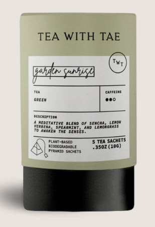 TEA WITH TAE - Garden Sunrise Mini Tea Tube