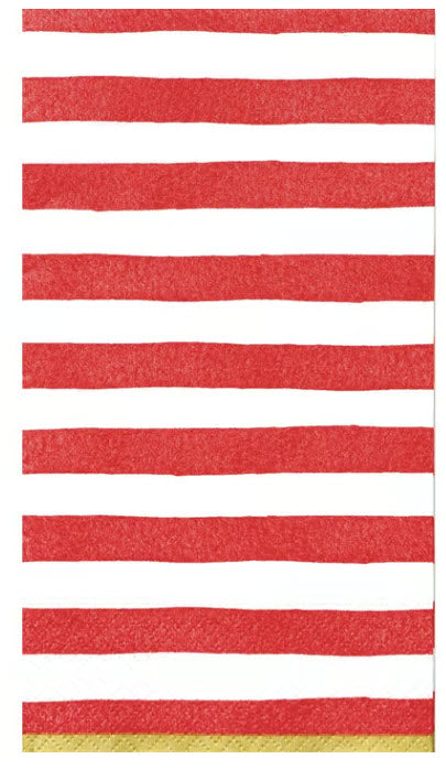 BOLD STROKES GUEST TOWEL AND COCKTAIL NAPKINS - ASSORTED