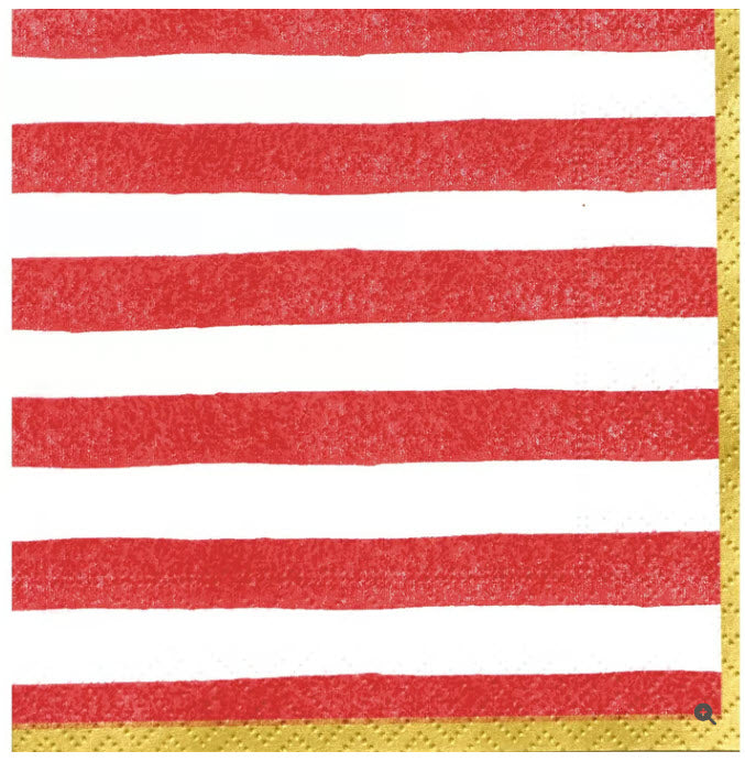 BOLD STROKES GUEST TOWEL AND COCKTAIL NAPKINS - ASSORTED