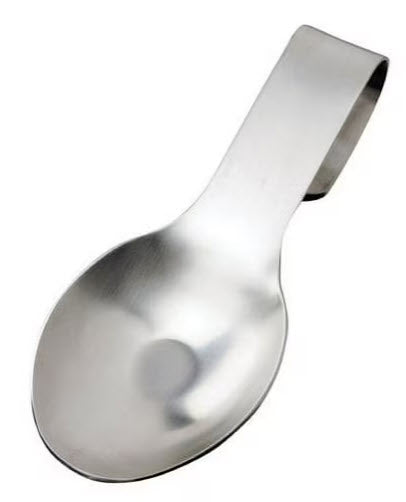 AMCO BRUSHED STAINLESS STEEL SPOON REST