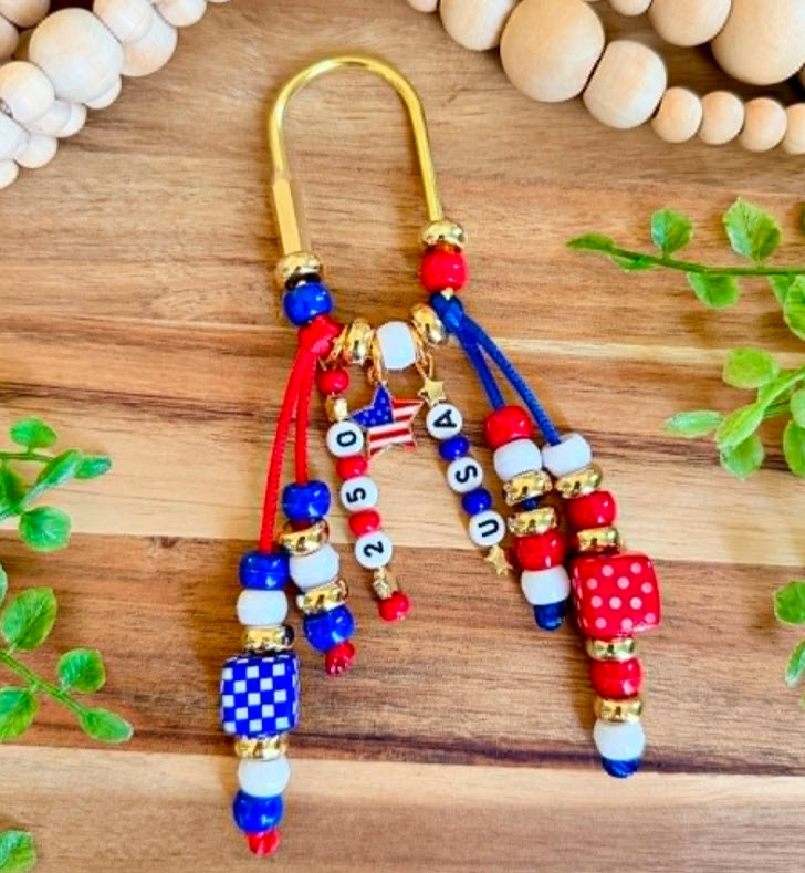FIDDLE & GRACE AMERICANA BAG CHARMS