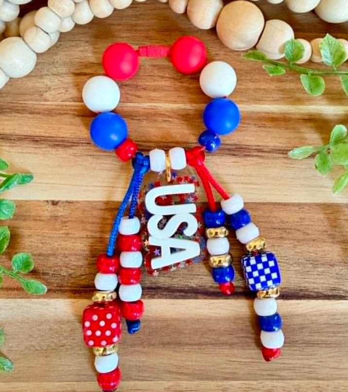 FIDDLE & GRACE AMERICANA BAG CHARMS