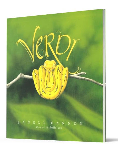 VERDI: A COLORFUL SNAKE PICTURE BOOK STOR ABOUT GROWING UP AND LEARNING TO LOVE WHO YOU ARE  BY JANELL CANNON