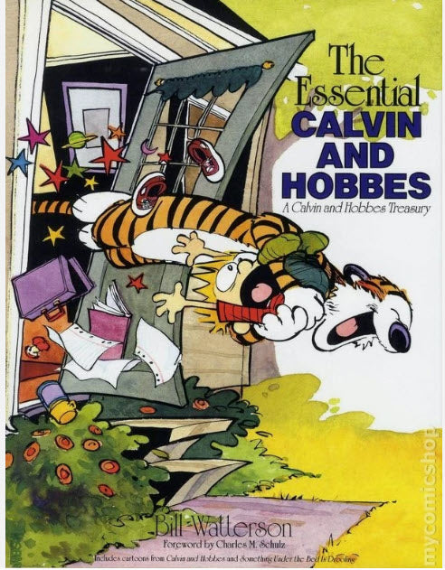 THE ESSENTIAL CALVING AND HOBBES  1988 A CALVIN AND HOBBES TREASURY BY BILL WATTERSON