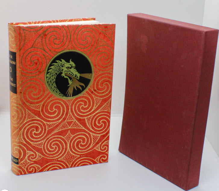 VINTAGE 2002 THE HOBBIT BY JRR TOLKIEN: FIRST FOLIO SOCIETY EDTION WITH SLIPCASE (Copy)