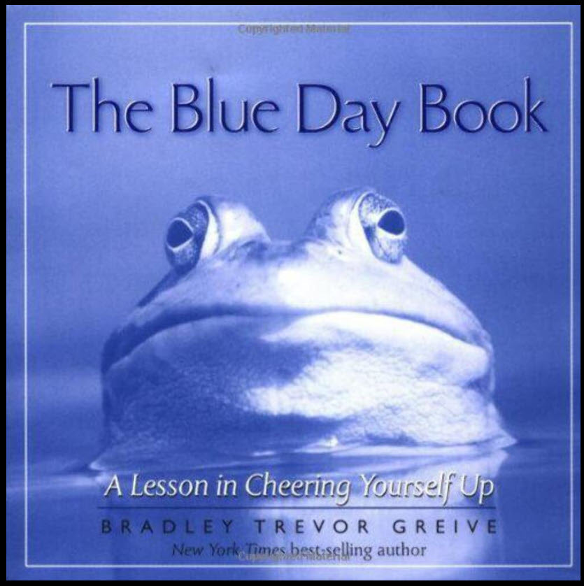 THE BLUE DAY BOOK - A LESSON IN CHEERING YOURSELF UP BY BRADLEY TREVOR GREIVE