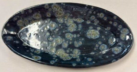 POTTERY BY SARAH FORNO - STARRY NIGHT TIDBIT DISH