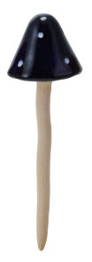 STONEWARE MUSHROOM PLANT STAKE - ASSORTED