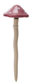 STONEWARE MUSHROOM PLANT STAKE - ASSORTED