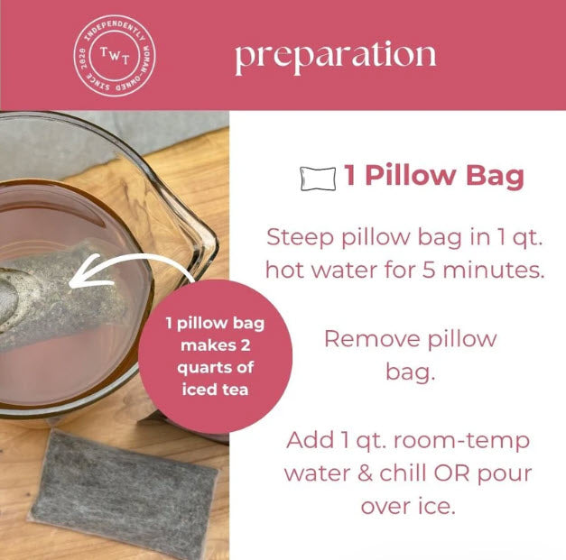 TEA WITH TAE ICED TEA POUCH (5 PILLOW BAGS) - ASSORTED