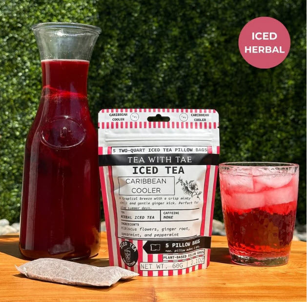TEA WITH TAE ICED TEA POUCH (5 PILLOW BAGS) - ASSORTED
