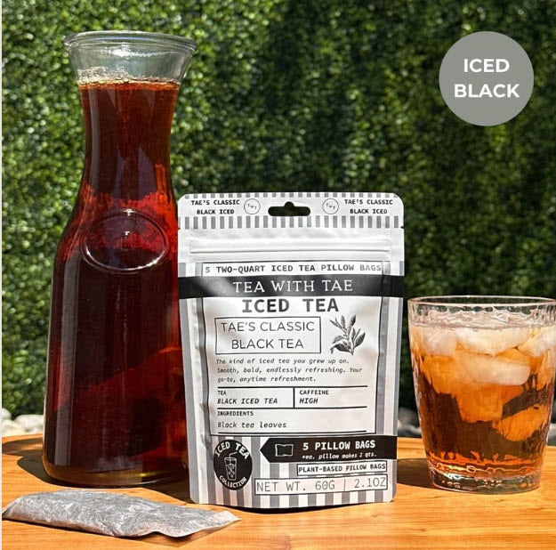 TEA WITH TAE ICED TEA POUCH (5 PILLOW BAGS) - ASSORTED