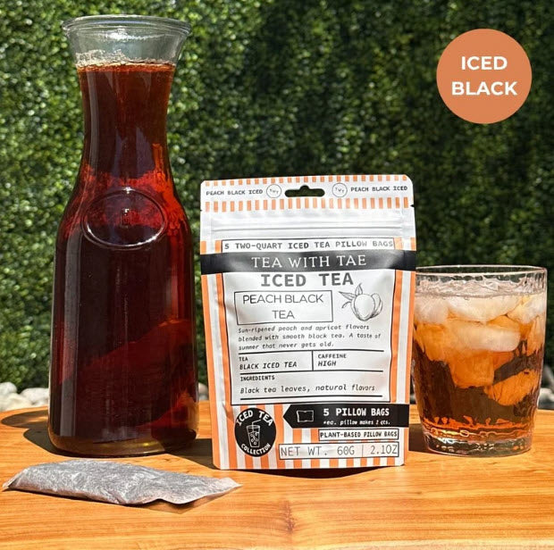 TEA WITH TAE ICED TEA POUCH (5 PILLOW BAGS) - ASSORTED
