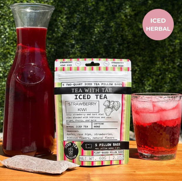 TEA WITH TAE ICED TEA POUCH (5 PILLOW BAGS) - ASSORTED