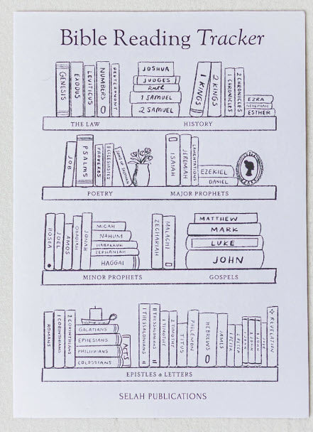 SELAH PUBLICATIONS BIBLE READING TRACKER STICKER