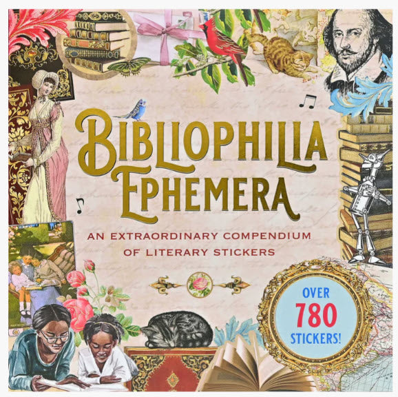BIBLIOPHILIA EPHEMERA STICKER BOOK