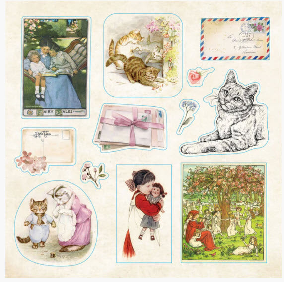 BIBLIOPHILIA EPHEMERA STICKER BOOK