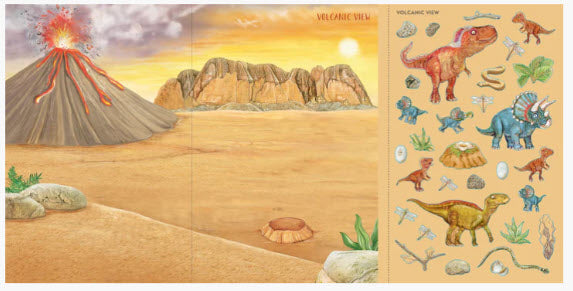 STICKER SCENES - DINOSAURS