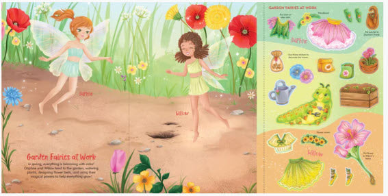 FAIRIES STICKER DOLL DRESS-UP BOOK