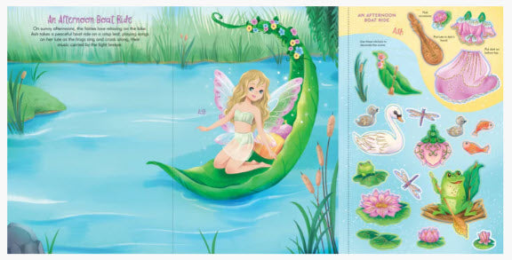 FAIRIES STICKER DOLL DRESS-UP BOOK