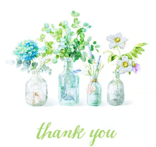 TRADTIONAL PETITE VASE THANK YOU NOTES