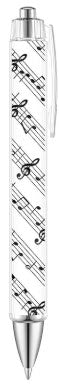 MUSICAL NOTE PEN AND STICKY NOTE PAD