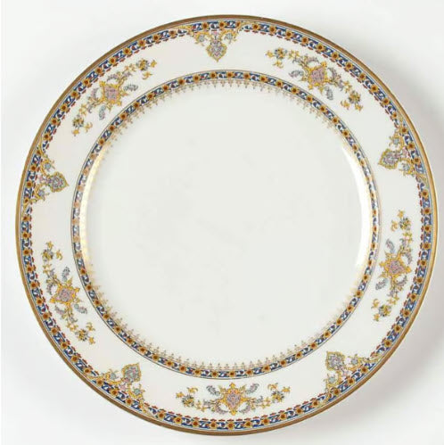 LATE 1800'S ANTIQUE FINE PORCELAIN by HAVILAND & CO LIMOGES - CASHMERE-STYLE ORIENTAL PATTERN - ASSORTED