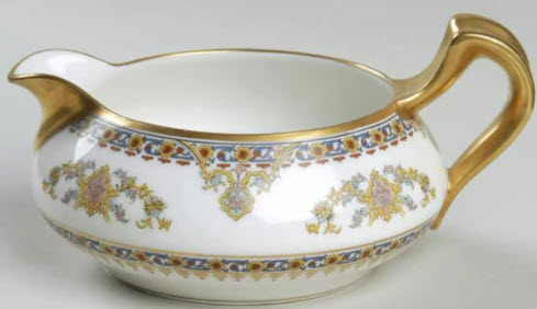 LATE 1800'S ANTIQUE FINE PORCELAIN by HAVILAND & CO LIMOGES - CASHMERE-STYLE ORIENTAL PATTERN - ASSORTED
