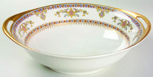 LATE 1800'S ANTIQUE FINE PORCELAIN by HAVILAND & CO LIMOGES - CASHMERE-STYLE ORIENTAL PATTERN - ASSORTED