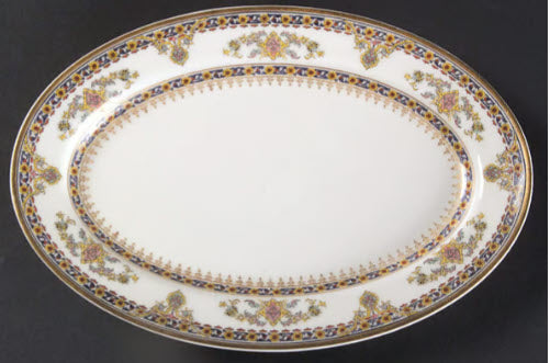 LATE 1800'S ANTIQUE FINE PORCELAIN by HAVILAND & CO LIMOGES - CASHMERE-STYLE ORIENTAL PATTERN - ASSORTED