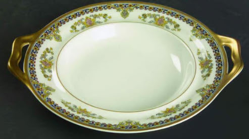 LATE 1800'S ANTIQUE FINE PORCELAIN by HAVILAND & CO LIMOGES - CASHMERE-STYLE ORIENTAL PATTERN - ASSORTED