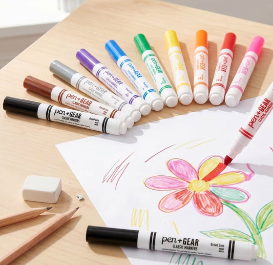 PEN + GEAR ASSORTED CLASSIC BROAD LINE MARKERS