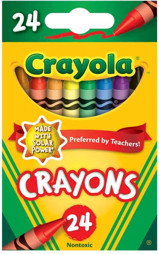 CRAYOLA CRAYONS - 24 COUNT