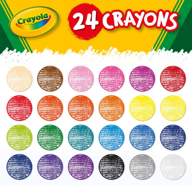 CRAYOLA CRAYONS - 24 COUNT