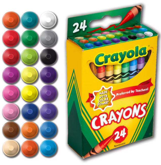 CRAYOLA CRAYONS - 24 COUNT