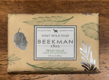 BEEKMAN 1802 GOAT MILK SOAP - 3.5 oz. BAR and  LOTION GIFT SETS