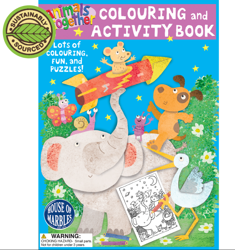 ANIMALS ALTOGETHER COLORING AND ACTIVITY BOOK