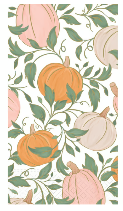 PUMPKIN PATCH LUXE GUEST TOWEL NAPKIN