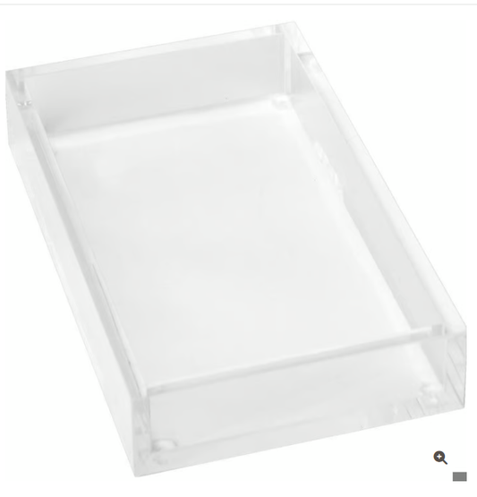 ACRYLIC GUEST TOWEL NAPKIN HOLDER