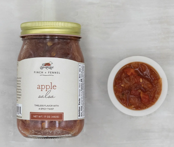 FINCH + FENNEL 17oz APPLE SALSA