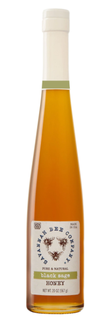 SAVANNAH BEE COMPANY - BLACK SAGE RAW HONEY 20oz. (Copy)