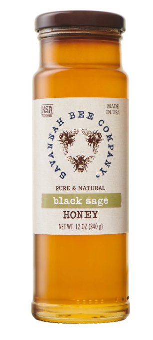 SAVANNAH BEE COMPANY - BLACK SAGE RAW HONEY 20oz. (Copy)
