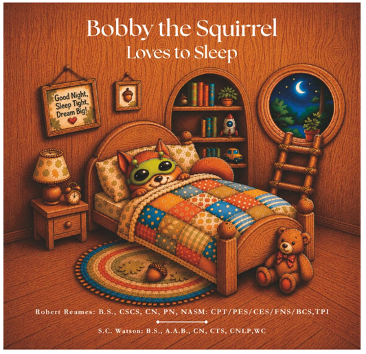 BOBBY THE SQUIRREL LOVES TO SLEEP BY ROBERT REAMS AND S.C. WATSON - PAPERBACK Book 2 of 4